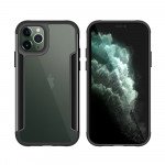 Wholesale iPhone 11 (6.1in) Clear IronMan Armor Hybrid Case (Black)